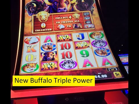 The New Buffalo Triple Power for the Big Win!! Aristocrat