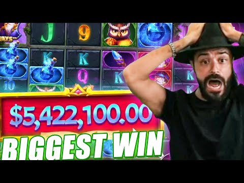 ROSHTEIN BIGGEST WIN ON NEW SLOT POWER OF MERLIN!