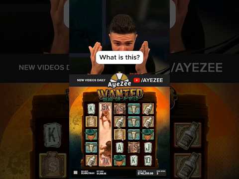 AyeZee get insane win?! comment which slot you like#ayezee #wantedgaming #wanteddeadorawild #shorts