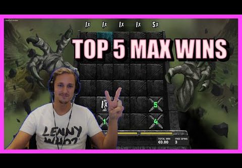 HAND OF ANUBIS SLOT / TOP 5 RECORD MAX WINS! STREAMING HIGHLIGHTS!