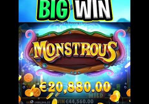 RELEASE THE KRAKEN 2 SLOT 🤑 SUPER BONUS MEGA BIG WINS 🔥 OMG MUST SEE‼️ #shorts