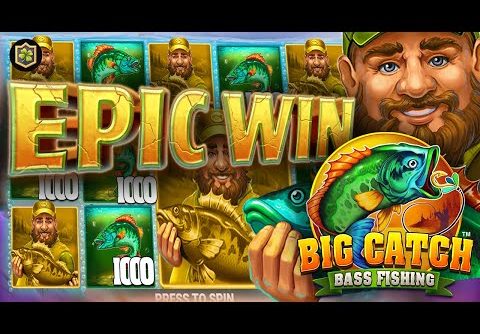 Big Catch Bass Fishing 🤑 Super Massive Win! 🤑 NEW Online Slot – EPIC Big WIN – Blueprint Gaming