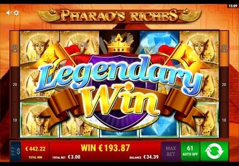 Pharao’s Riches slot “Legendary Win” – Gamomat