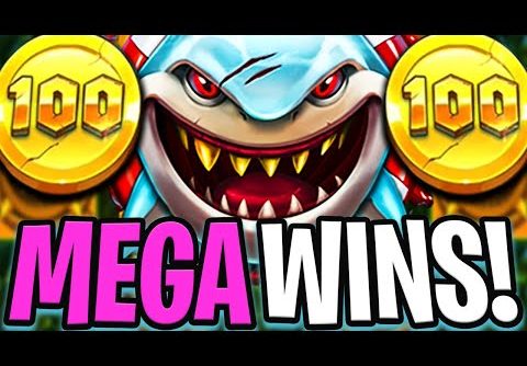 RAZOR SHARK SLOT 🦈 EPIC BONUS HUNT 🔥 DROPS HUGE GOLDEN COINS & MULTIPLIERS OMG‼️