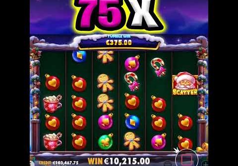 SANTA’S GREAT GIFT 🔥 MAX BET HUGE MULTIPLIER SUPER BIG WINS‼️ #shorts