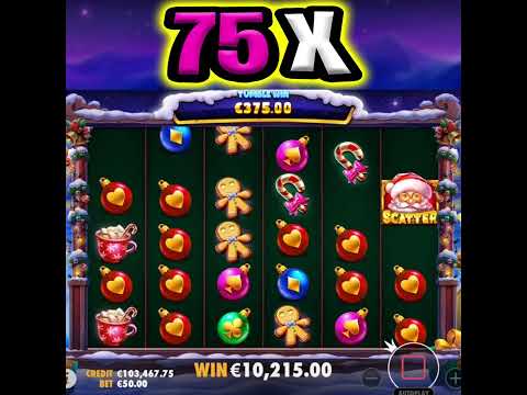 SANTA’S GREAT GIFT 🔥 MAX BET HUGE MULTIPLIER SUPER BIG WINS‼️ #shorts