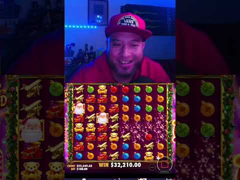 RECORD WIN ON SANTA´S GREAT GIFTS!!! #shorts #yotubeshorts #slots