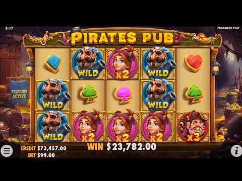 PIRATES PUB!! HUGE MULTI BIG WIN!! PRAGMATIC PLAY ✌️ @SLOTKINGDOM