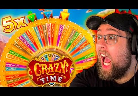 5X TOP SLOT CRAZY TIME WIN ON CRAZY TIME GAME SHOW!