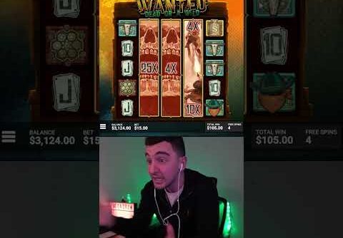 BIG WIN | Wanted Dead or a Wild Slot