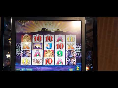 BUFFALO SLOT 40 CENT BET BONUS BIG WIN!