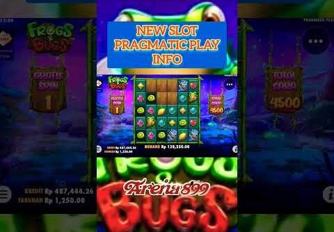 FROGS & BUGS PRAGMATIC PLAY | NEW SLOT #arena #jphunterslot #bigwin #sensational #review #shorts