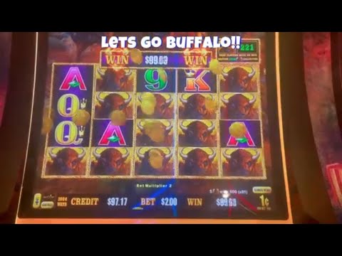 Low Limit Buffalo Link Slot Machine! Big Win 250x line hit!