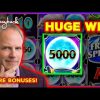 5,000!!! HUGE WIN on NEW SLOT MACHINE!