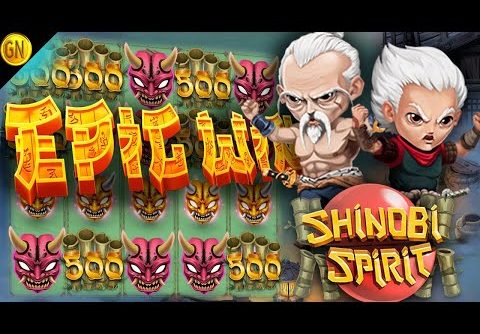 Shinobi Spirit 🤑 Super Massive Win 🤑 NEW Online Slot – EPIC Big WIN – Print Studios Casino Supplier