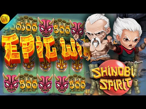 Shinobi Spirit 🤑 Super Massive Win 🤑 NEW Online Slot – EPIC Big WIN – Print Studios Casino Supplier