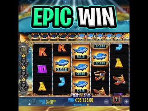 FISH EYE SLOT 🔥 €375 MAX BET MEGA BIG WIN 😵 BACK TO BACK COLLECTORS‼️ #shorts