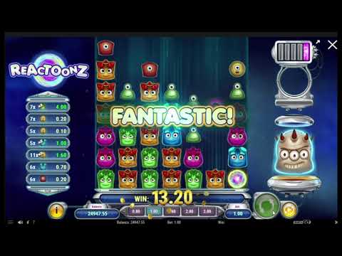 Reactoonz MEGA BIG WIN! Play n go!