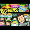 BIG WINS! High limit Huff n More Puff and Mystery of the Lamp Slots!