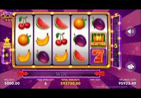 Big WIN with Fruit Machine Slot: have you imagine it, 700 000?