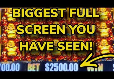 IS THIS THE BIGGEST FULL SCREEN YOU HAVE EVER SEEN?! $2,500 BETS