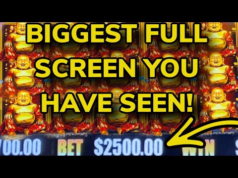 IS THIS THE BIGGEST FULL SCREEN YOU HAVE EVER SEEN?! $2,500 BETS