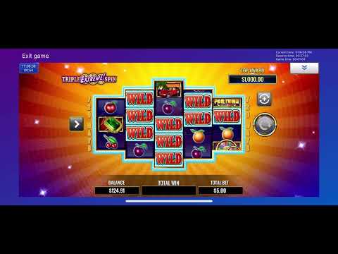 Wheel of Fortune Triple Extreme Slot (FanDuel) $5 Spins BIG WIN and cashout