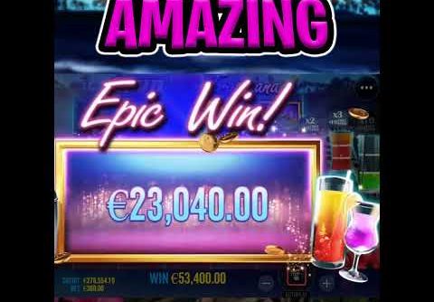 CLUB TROPICANA SLOT 🔥 €360 MAX BET BONUS 😵 MEGA BIG WIN BONUS OMG‼️ #shorts