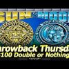 5 Symbol Trigger, 50 Free Games! Sun and Moon Slot, $100 Double or Nothing for Throwback Thursday