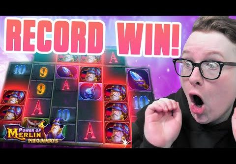 RECORD WIN ON POWER OF MERLIN MEGAWAYS! 🧙♂️ (New Pragmatic Play Slot)