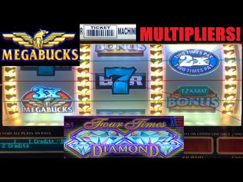 BOOM! Big Wins on Megabucks! Gold Forge Bonus + Four Times Diamond Slot Play! MGM Grand Casino slots