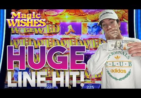 I Got A Big Win Line Hit On A Magic Wishes Slot Machine At Coushatta Casino Resort!