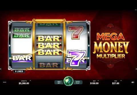 Mega Money Multiplier Slot Features and Game Play – By Microgaming