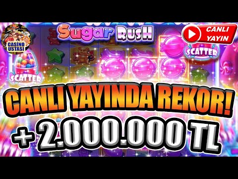 SUGAR RUSH | +2.000.000 TL CANLI YAYIN REKORU KIRDIK !!! ( KÜFÜR İÇERİR ! ) | Big Win