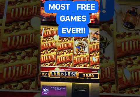 Most Free Games Joe Blow Slot Machine Bonus🤩 Handpay Jackpot💰#slots #handpay #shorts #casino