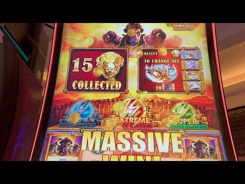 ♦️ 15 Golden Heads ♦️ Buffalo Gold on Wonder 4 Boost Gold Slot Machine Very Big Win Retrigger Bonus