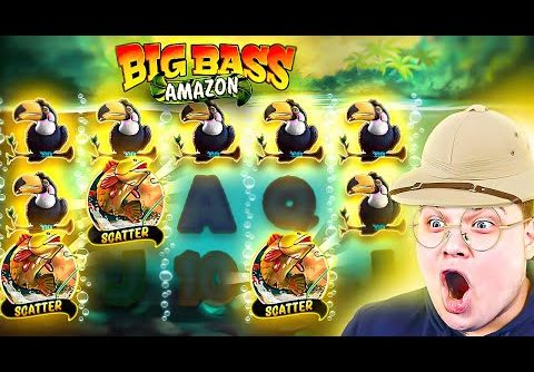 I GOT SOOO MANY BONUSES On NEW BIG BASS AMAZON SLOT..