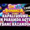 Sweet Bonanza | SON ANDA MUHTEŞEM DÖNÜŞ EFSANE KAZANÇ | BIG WIN #sweetbonanzarekor #bigwin #slot