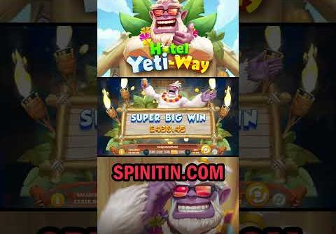 MEGA WIN on Hotel Yeti Way Slot! #Shorts #slots #bigwin