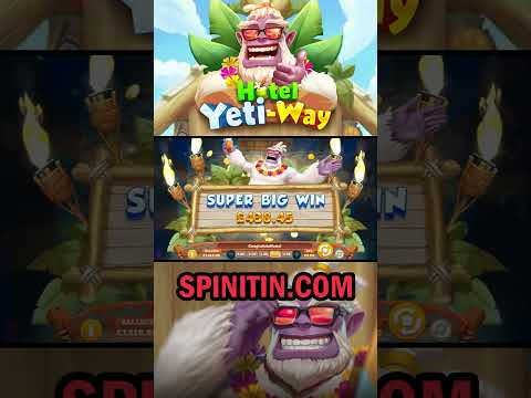 MEGA WIN on Hotel Yeti Way Slot! #Shorts #slots #bigwin