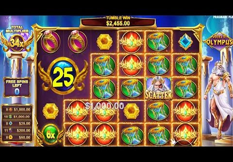 GATES OF OLYMPUS🔱 HIT CROWNS & GREEN HOURGLASSES with 25X MULTIPLIER BIG TUMBLE WIN – HUGE WIN BONUS