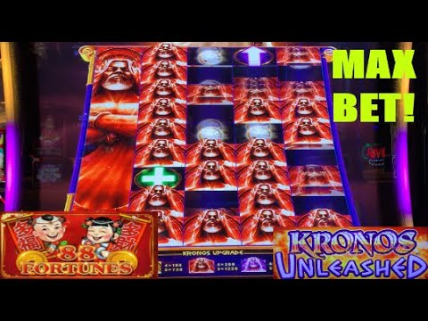 88 Fortunes + Kronos Unleashed slot play! Big wins! Bonuses! Lightning Respins! Casino slots!