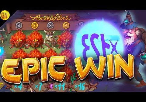 EPIC Big WIN New Online Slot 💥 Abrakadabra 💥 Peter & Sons (Casino Supplier)