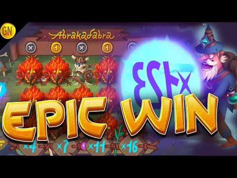 EPIC Big WIN New Online Slot 💥 Abrakadabra 💥 Peter & Sons (Casino Supplier)