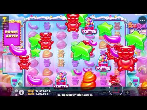 SUGAR RUSH TÜRKİYE REKORU 800 BİN TL KAZANÇ BİG WİN #slot