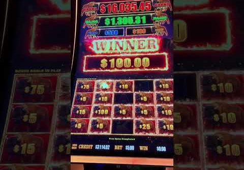 BUFFALO LINK BIG WIN BONUS #slots #casino #shorts