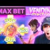 I did MAX BETS and GOT a HUGE WIN on *NEW* VENDING MACHINE SLOT!!  (Bonus Buys)