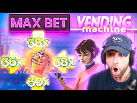 I did MAX BETS and GOT a HUGE WIN on *NEW* VENDING MACHINE SLOT!!  (Bonus Buys)