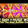 1st Spin HUGE WIN, NEW Buffalo Gold Wheels of Reward Slot @Yaamava ! Is This the Best Buffalo Ever!?