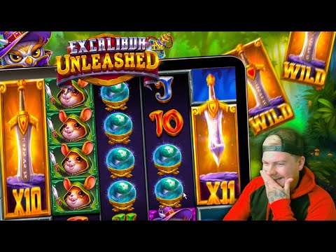 **NEW** Online Slot Excalibur Unleashed Pays A Big Win! – @FruitySlots  #1 online slots community!